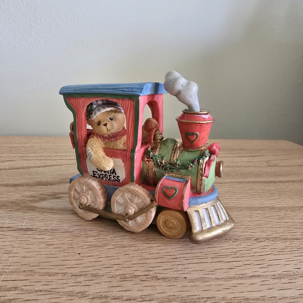 Cherished Teddies Santa Express Train Figurine